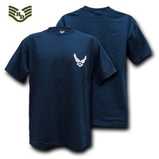 라피드 도미넌스 미공군 에어포스 티셔츠 (가슴 로고만) (네이비)