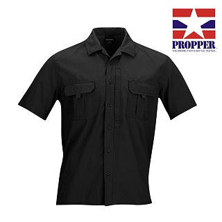 프로퍼 소노라 반팔 셔츠 (블랙)
