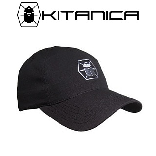 [Kitanica] NYCO Ripstop Hats (Black) - 키타니카 NYCO 립스탑 캡모자 (블랙)