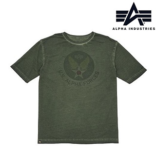 [Alpha] US Alpha Forces Tee (OD) - 알파 US 알파 포스 티셔츠 (OD)