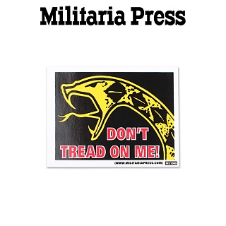 [Militaria Press] Dont Tread On Me Mini Sticker - 밀리터리아 인테리어용 미니 스티커 (MS1060)