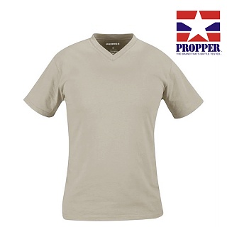 프로퍼 팩 3 티셔츠 브이 넥 (샌드)