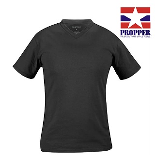 프로퍼 팩 3 티셔츠 브이 넥 (블랙)