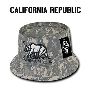 캘리포니아 리퍼블릭 칼리베어 피셔맨 모자 (ACU)