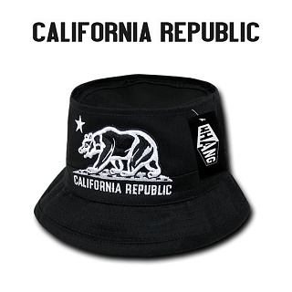 캘리포니아 리퍼블릭 칼리베어 피셔맨 모자 (블랙)
