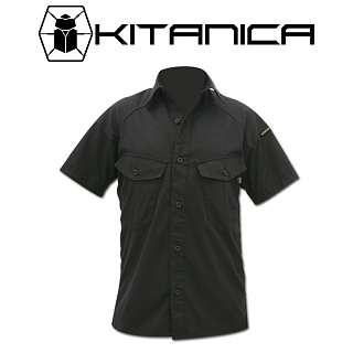 키타니카 LWV 숏 슬리브 셔츠 (블랙)