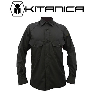 키타니카 LWV 롱 슬리브 셔츠 (블랙)@