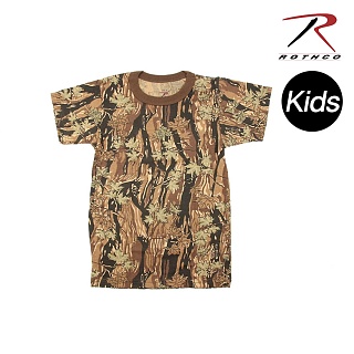 [Rothco] Kids Camo T Shirts (Smokey Branch) - 로스코 키즈 카모 티셔츠 (스모키 브랜치)