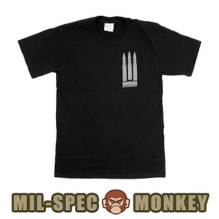 밀스펙 몽키 메이저 리그 스나이퍼 반팔 티셔츠 (블랙)